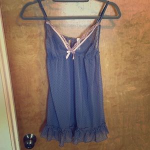 Grey and Pink gapbody Slip, Size M